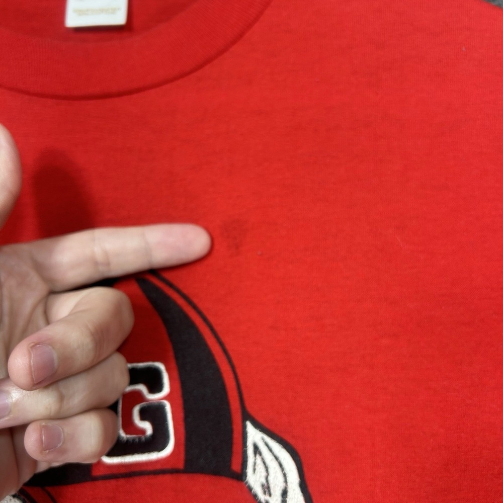 Vintage 70s University of Georgia T Shirt Mens S (Tag M) Red single stitch - Picture 7 of 14